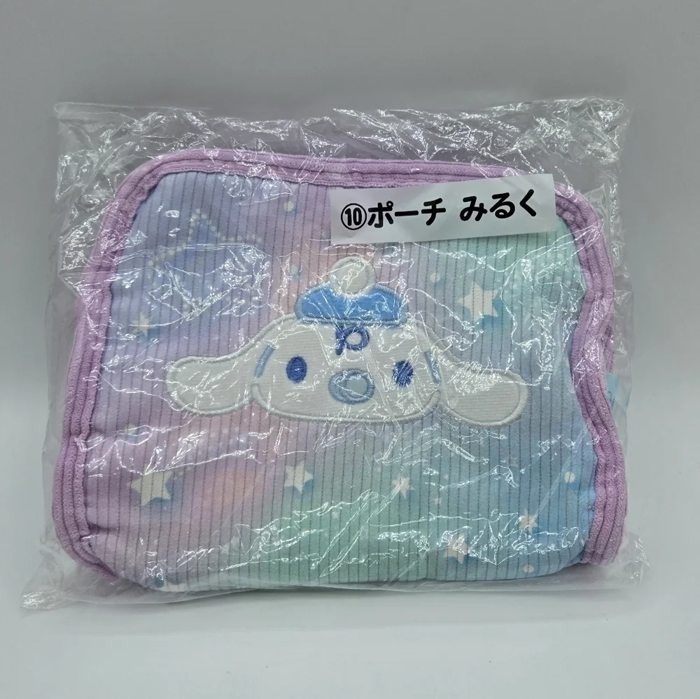 Sanrio Milk Corduroy Cosmetic accessory bag Pink
